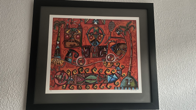 Serigrafía P/A del pintor oaxaqueño Fernando Andriacci