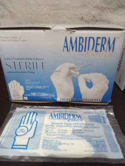 Guantes de látex 
