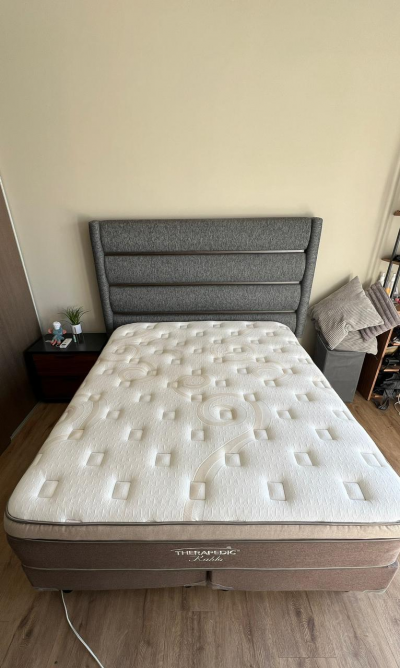 Cama, base y cabecera matrimonial