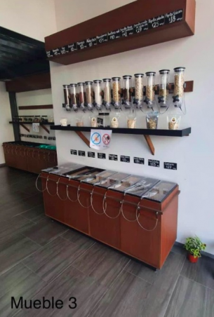 Mueblería para negocio a granel 
