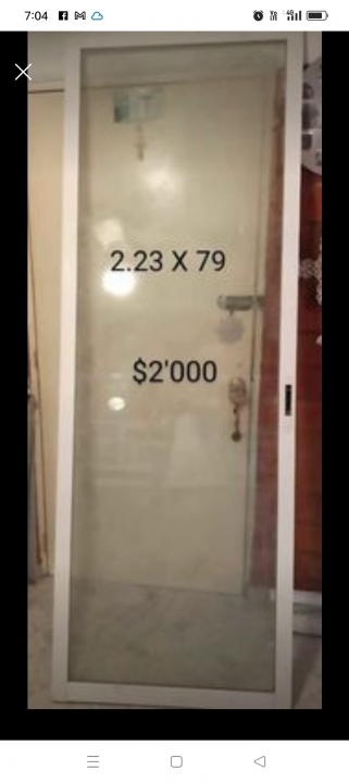 Puertas de madera y aluminio 