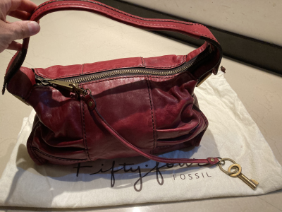 Bolsa de piel Fossil Nueva