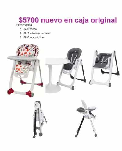 Silla periquera para bebe