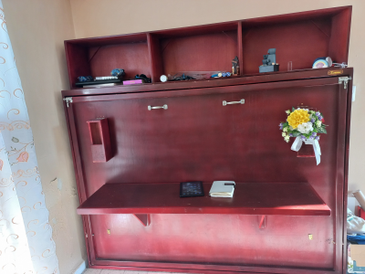 Cama matrimonial abatible 3 en 1 