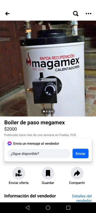 Boiler magamex 