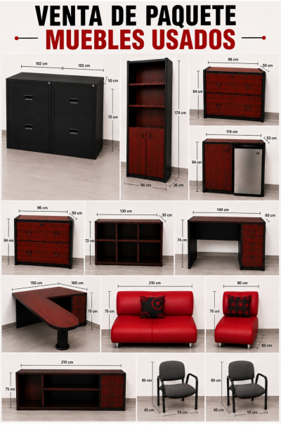 Muebles de oficina usados 
