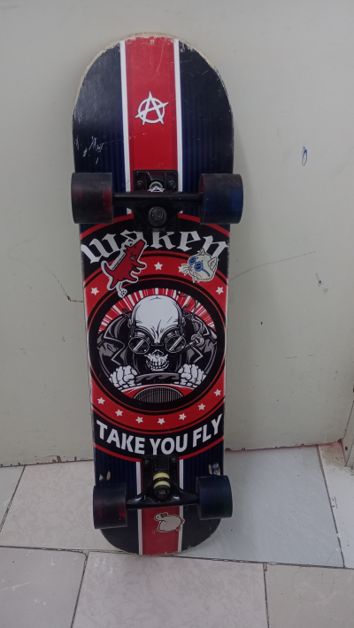 Patineta Skate Completa - Diseño Waken / Anarchy 