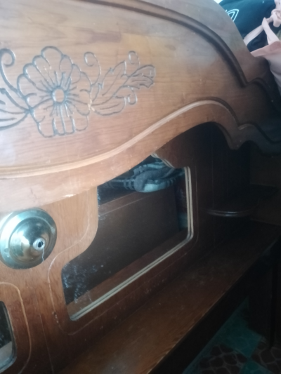 Cabecera de recámara con su mueble de espejo