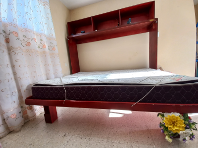 Cama matrimonial abatible 3 en 1 