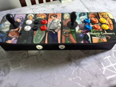 Maquina de video juegos arcade (tablero con palancas y botones sin base)