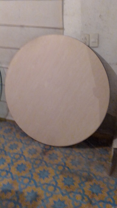 cubierta redonda para mesa