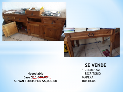 todo, varios muebles