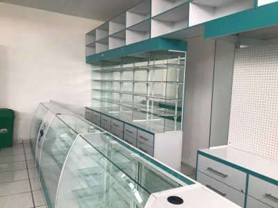 Venta de muebles para farmacia y minisuper 