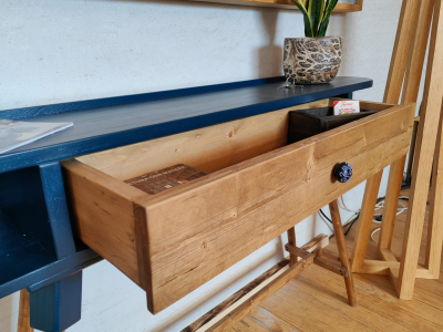 Consola Vintage Blue