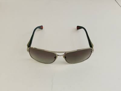 Lentes De Sol, Marca Prada, Modelo Sps 50o 1bc - 3m1, Gris.