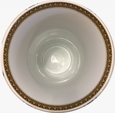 Florero Versace rosenthal Medusa Blue