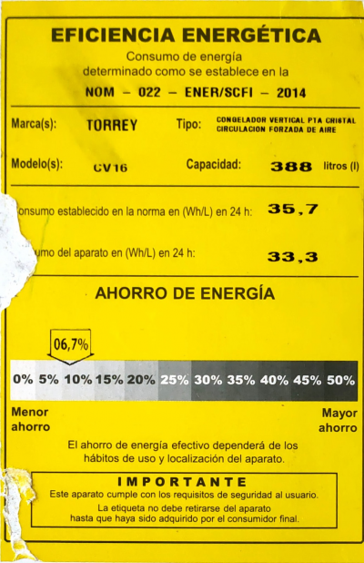 Congelador vertical
