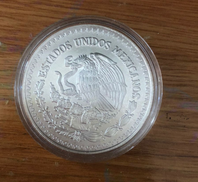 Moneda de Plata Libertad 1/2 Onza Ley 999 Plata Pura
