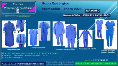CONFECCION ROPA HOSPITALARIA Y QUIRURGICA
