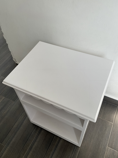 Tocador blanco de MDF - restaurado y pintado