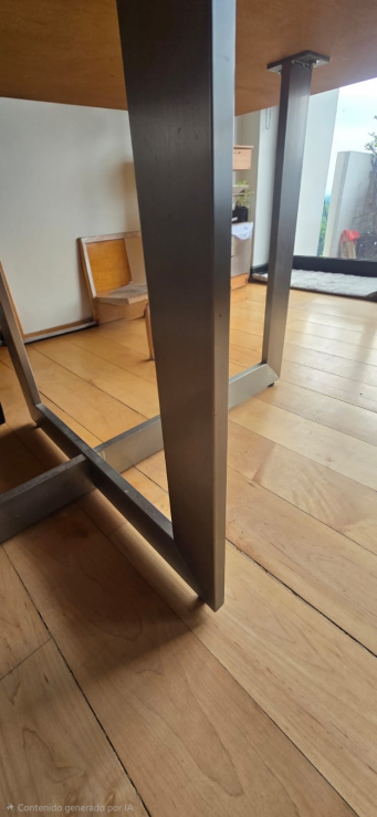 Comedor Hassi de madera para 6 personas