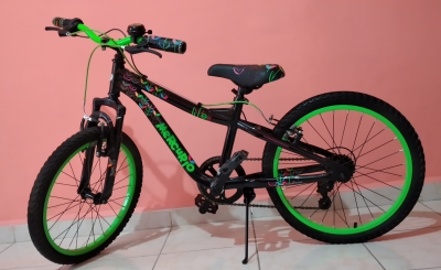 BICICLETA VELOCI MERCURIO –5 Cambios y 20 de Rodada