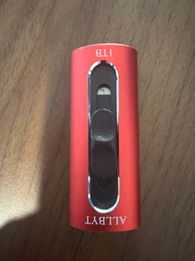 Título: Memoria / Flash Drive Portátil 1TB (Doble Conector: iPhone Lightning y USB)