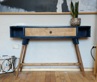Consola Vintage Blue