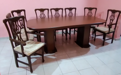 Comedor con 8 sillas