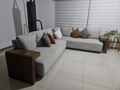 Sala en L en perfectas condiciones