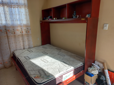 Cama matrimonial abatible 3 en 1 