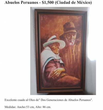 Cuadro de Abuelos Peruanos