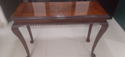 Mesa consola de recibidor y espejo