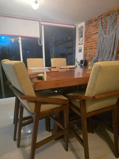 Comedor 6 sillas 1 banca