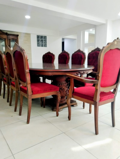 comedor 10 sillas, sala y trinchador