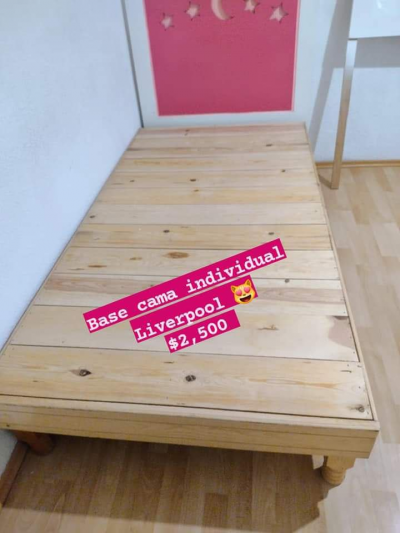 base cama individual