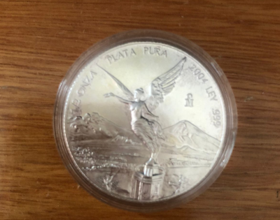Moneda de Plata Libertad 1/2 Onza Ley 999 Plata Pura