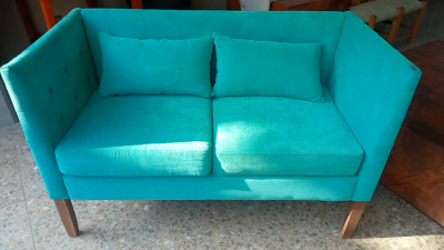 SOFA TURQUESA