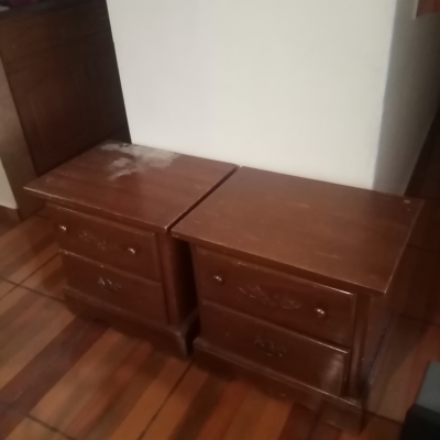 Tocador, cabecera y 2 buros 