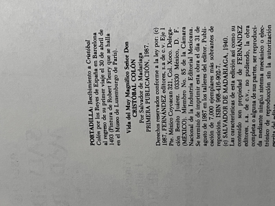 Vida del Muy Magnífico Señor Don Cristóbal Colón