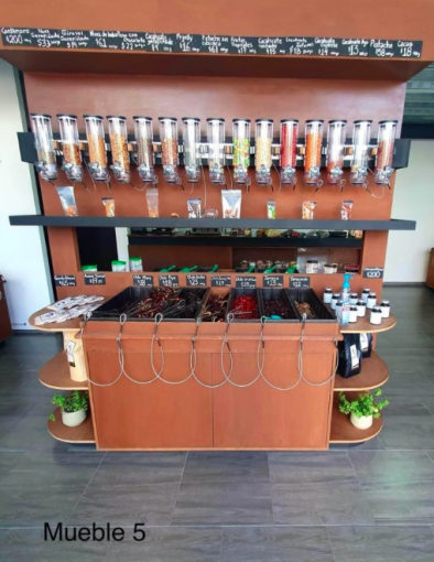 Mueblería para negocio a granel 
