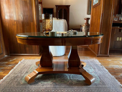 Recibidor de madera fina