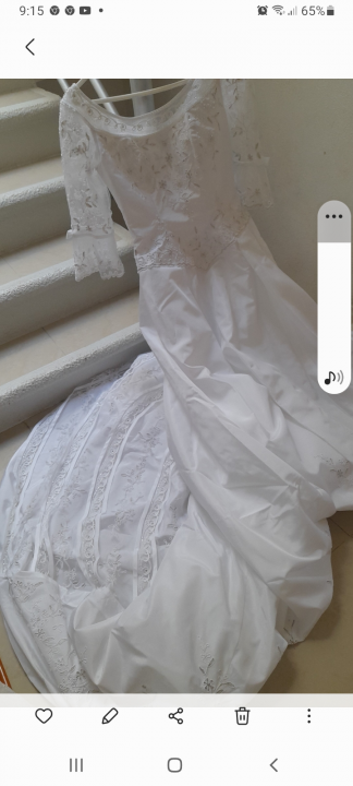 Vestido de novia blanco 